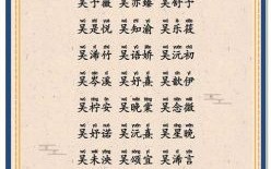 姓吴男孩取什么名字好？2025最新吴姓男宝宝取名大全