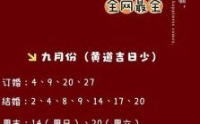 2025年10月属马男结婚吉日 2025年10月属马男嫁娶吉日查询