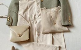 2025年10月8日 土木相生日穿搭：松石绿配焦糖色显复古