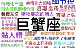 水象星座包括哪几个？巨蟹天蝎双鱼座特点解析