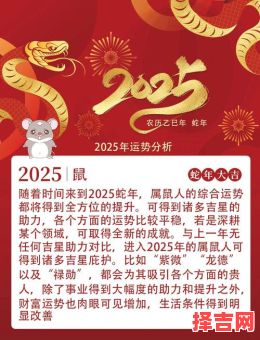 2025年七二年生肖鼠十二月运势解析：财运事业爱情全预测-第1张图片