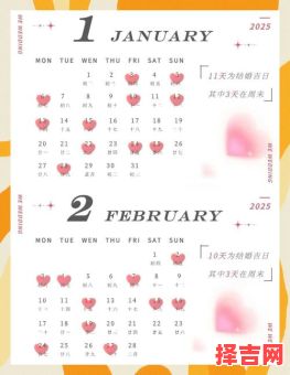 2025结婚黄道吉日一览表：吉日挑选技巧，幸福婚礼从好日开始-第1张图片