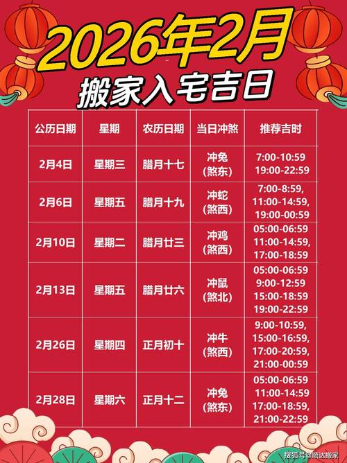 2026年3月进宅大吉日子 2026年3月入宅黄道吉日查询-第1张图片