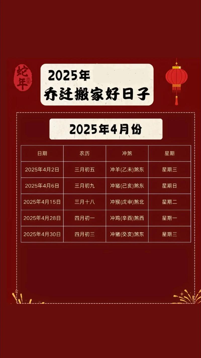 2026年4月黄道吉日查询 2026年4月搬家结婚吉日查询-第1张图片 2026年4月黄道吉日查询 2026年4月搬家结婚吉日查询-第1张图片